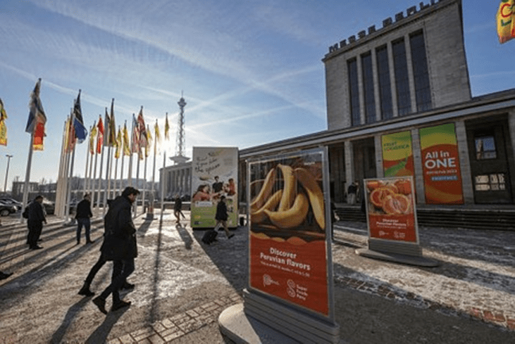 The Fruit Logistica convention and exhibition centre, Berlin.