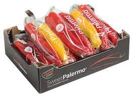 Sweet Palermo Peppers in packaging.