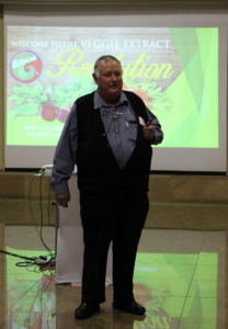 Vito Rugani presenting at the undercover farming expo