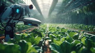 Robotic system in greenhouse